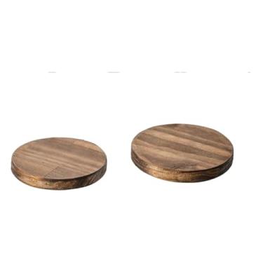 Imagem de Moldura Decorativa Circular Em Madeira – Um Arranjo ContemporâNeo Para Plantas, Obras De Arte E Fotografias(Cor Imbuia)