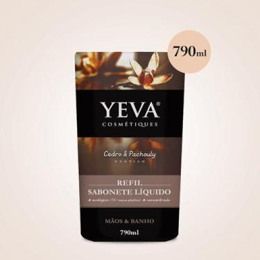 Imagem de Refil Sabonete Líquido YEVA Exótico  Cedro & Pachouly - 790ml