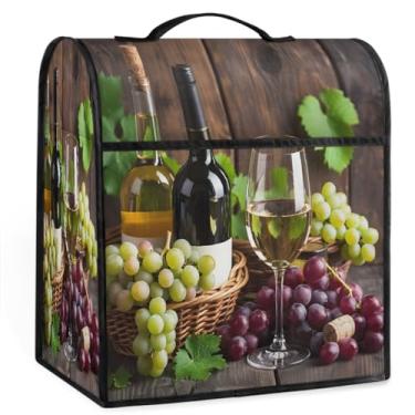 Imagem de Kitchen Aid Capa para batedeira de frutas, uvas, folhas de vinho, compatível com batedeiras de 6 a 8 litros, capas contra poeira com bolso com zíper, bolsa organizadora de auxílio de cozinha dobrável