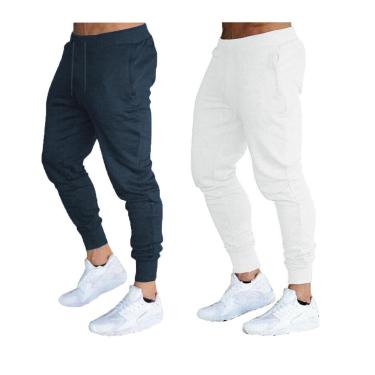 Imagem de Kit 02 Calças de Moletom Masculina Jogger Fit Básica-Masculino