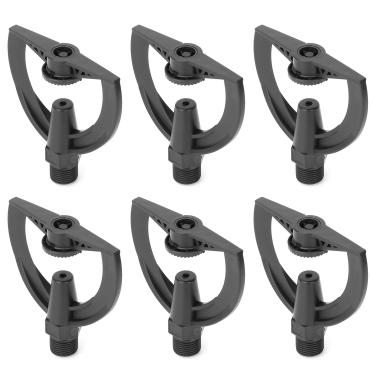 Imagem de Eujgoov Impact Sprinkler 10pcs Bolsa Sprinkler de Refração, G1/2 Male Thread para Irrigação por Pulverizador de Jardim, Regando Estufas, Jardins e Gramados, Fácil de Instalar, Impacto Aspersores