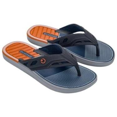 Imagem de Chinelo Masculino Dallas Cinza Azul Cartago 12158-BM373-Masculino