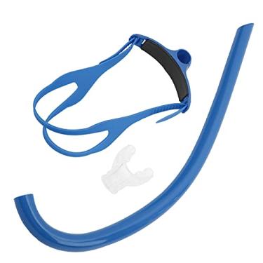 Imagem de Generic Equipamento de Respiração Balanceado Durável para Snorkel de Natação para Treinamento de Natação, Faixa de Cabeça Ajustável para Iniciantes, Bocal de Silicone de Alta Qualidade, Adequado (#1)