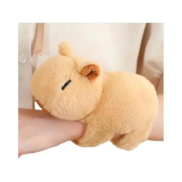 Imagem de Capivara brinquedo de pelúcia capivara anel brinquedo pulseira animal 