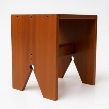 Imagem de Banco Rústico Pequeno Madeira Maciça Decorativo Resistente