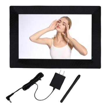 Imagem de FTVOGUE Porta-retratos Digital de 10,1 Polegadas, Porta-retratos Eletrônico WiFi Com Tela de Toque HD de Memória de 32 GB, Resolução 1280x800, Suporte para Cartão SD Frameo APP USB C, para (Plugue