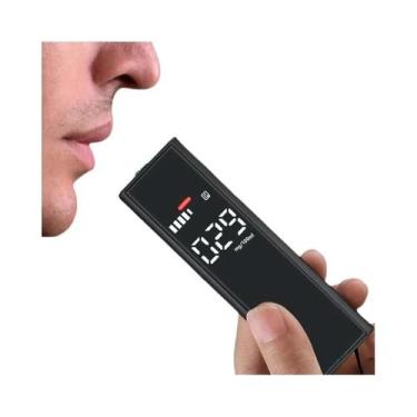 Imagem de Bafômetro Eletrônico Recarregável Com Display LCD Para Uso Doméstico -