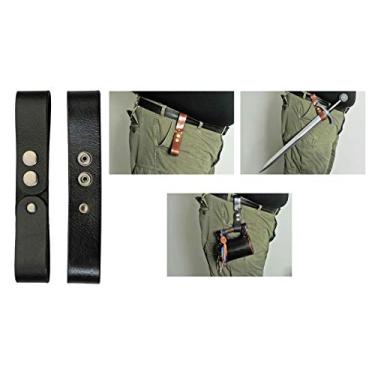 Imagem de Cabide de espada com cinto de sapo preto