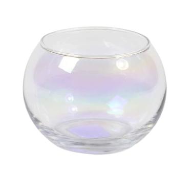 Imagem de Vaso Aquário redondo de vidro decorativo Vaso para Plantas Multiuso 1,4l