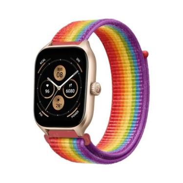 Imagem de Pulseira De Nylon Para Relógio Amazfit Para GTS 4/3/2e Mini/GTR 4/3/Pr