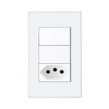 Imagem de Tomada Zigbee Brasil 10A 20A Com Interruptor De Luz Controle Tuya Alex