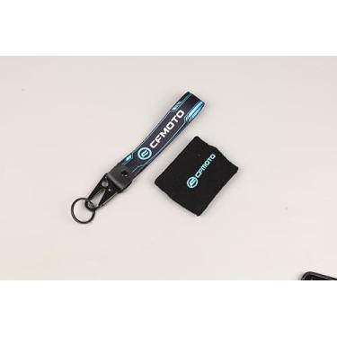 Imagem de Chaveiro para reservatório de fluido de freio para motocicleta compatível com CFMOTO (azul)