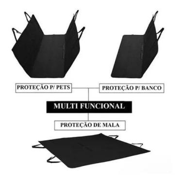 Imagem de Capa Protetora Impermeável Banco Carro Pet Cão Gato Animais - Mamma Ma