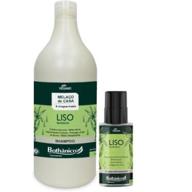 Imagem de Kit Melaço De Cana Shampoo 1L + Fluido 30ml Bothanico - Bothânico