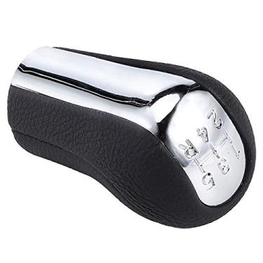 Imagem de Naroote Manopla de Mudança de Marcha para Carro, Durável, Cabeça de 5 Velocidades, Adequada para Verso Avensis, Adequada para Entusiastas de Automóveis, Couro PU e Plástico PVC