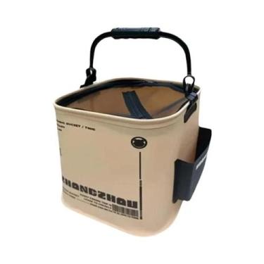 Imagem de Balde De Pesca Multifuncional Grande De 8L 13L, Dobrável, Impermeável,