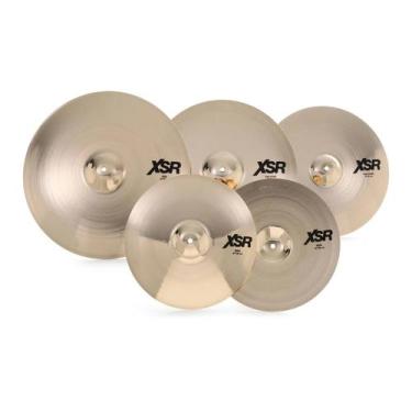 Imagem de Kit prato sabian xsr 14hh 16cr 18cr 20r xsr5005gb