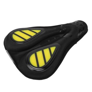 Imagem de SUNGOOYUE Capa de Assento de Bicicleta, à Prova D'água, 3cm de Espessura, Acolchoamento de Espuma, Almofada de Selim de Bicicleta para Bicicletas de Estrada de Montanha