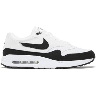 Imagem de Nike Tênis masculino de golfe Air Max 1 '86 Og, Branco/preto, 10.5