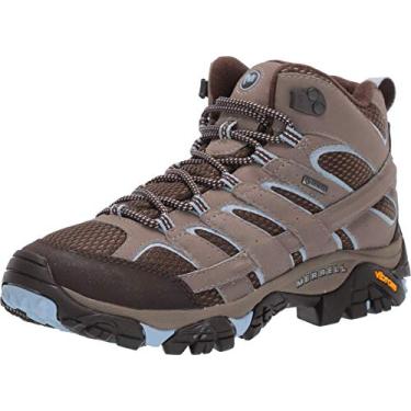 Imagem de Merrell Bota feminina Moab 2 Mid Gtx para caminhada, Malhado, 37