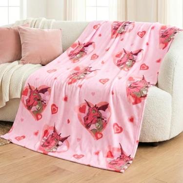 Imagem de Roupa de cama Shrek Donkey & Dragon Bedding Super Macia Pelúcia Cobertor aconchegante, 117 cm x 152 cm, Dia dos Namorados (Produto Oficialmente Licenciado) por Franco Collectibles
