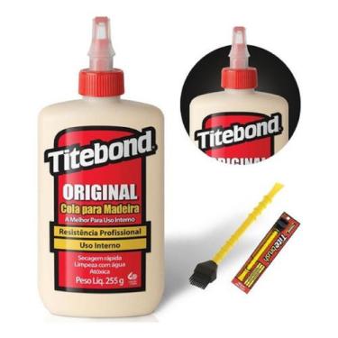 Imagem de Cola Original P/ Madeira Wood 255g 6026101 Titebond + Pincel - CDS, UN