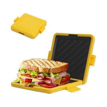 Imagem de Máquina Compacta De Micro-ondas Para Sanduíches E Café Da Manhã Com Li