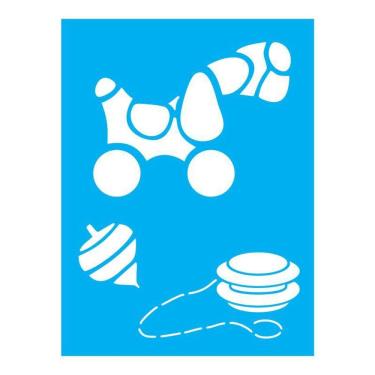 Imagem de Stenciltamako Cavalinho Io-Iô - 15X20Cm - Ref 880