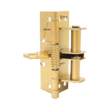 Imagem de Fechador De Porta Automático Reforçado 3 Em 1 Com Dobradiças De Mola E