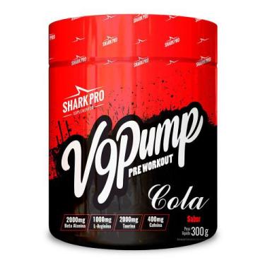 Imagem de V9 Pump Pré Treino 300g Shark Pro, Cola