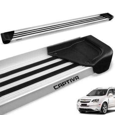 Imagem de Estribo Lateral Captiva 2008 a 2017 Aluminio Natural A1
