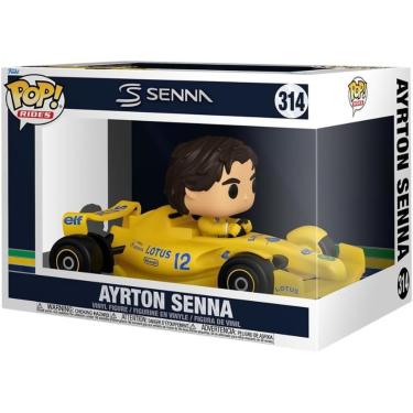 Imagem de Boneco Funko Pop Ayrton Senna Rides Deluxe Lotus - Candide