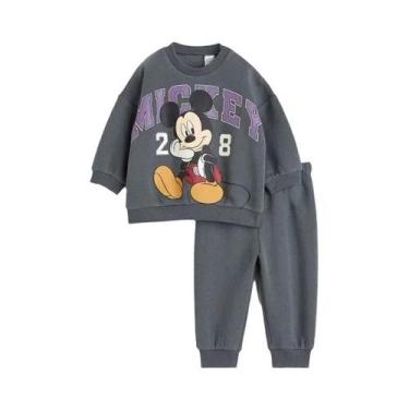 Imagem de Conjuntos Casuais Para Meninos Com Estampa Do Mickey Mouse, Moletom De