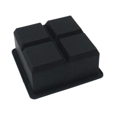 Imagem de Forma De Gelo De Silicone Grande Com 4/6 Cavidades, Quadrada E Redonda