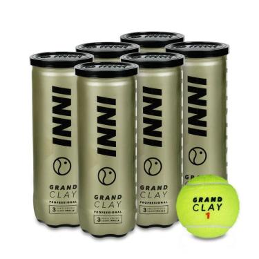Imagem de Bola De Tenis Inni Grand Clay Pack C/6 Tubos