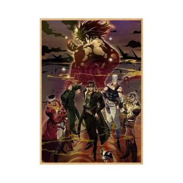 Imagem de Pôsteres Vintage JoJo 2025 Anime JoJo's Bizarre Adventure Arte De Pare