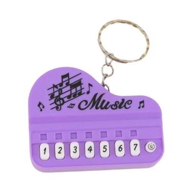 Imagem de Teclado Eletrônico Mini Portátil Compacto Com Chaveiro, Instrumento Mu