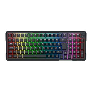 Imagem de Teclado Mecânico Redragon Arlokks, RGB, ABNT2, Switch RPC Linear, Tri-Mode, Preto