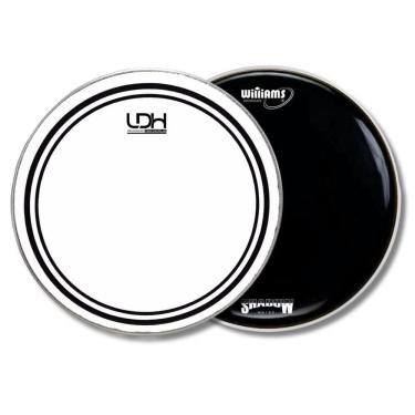 Imagem de Kit Peles Bumbo 22 Fiber Control G3 Hidráulica Duplo + Ws1Sc