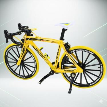 Imagem de Miniatura Bike SPEED Diecast 1:10 Metal Colecionável Articulada (20cm)