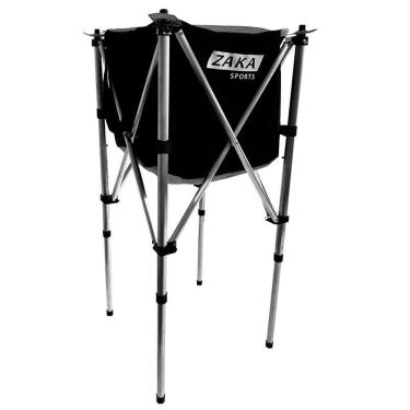 Imagem de Cesto de Bolas Beach Tennis Zaka Preto + Cinza-Unissex