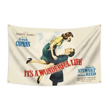 Imagem de Tapeçaria para pendurar na parede É uma vida maravilhosa 100x150cm - t