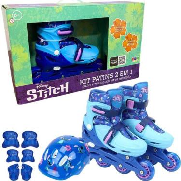 Imagem de Conjunto Patins 2 em 1 Stitch 35/36 - Disney / Licenciado