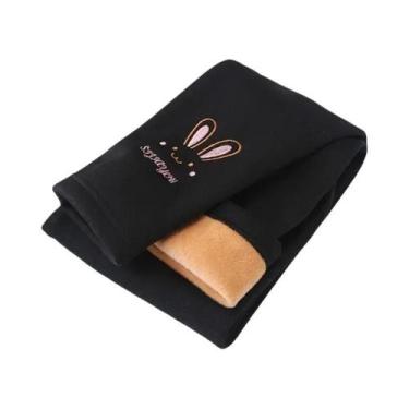 Imagem de Leggings Térmicas Forradas Com Lã Para Meninas De 3 a 8 Anos, Calças C