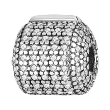 Imagem de Pulseira Feminina De Prata Esterlina 925 Com Pingente De Coração E Con