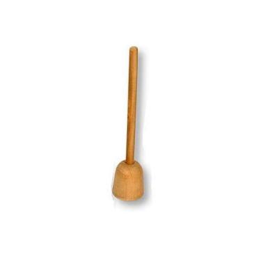 Imagem de Kit 2 Socadores Para Feijão De Madeira 26x5,5cm Utensílio De Cozinha -