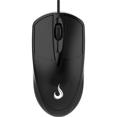 Imagem de Mouse Rise Mode OF 01 USB, 3200 DPI, Preto - RM-MO-01-FB-Unissex
