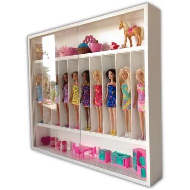 Imagem de 2 Prateleira 10 Nichos - Compatível com Barbie Monster High COD33-1 - 