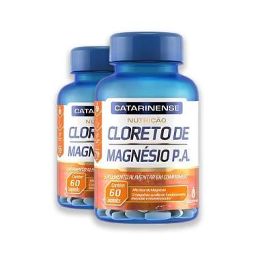 Imagem de Kit 2 Cloreto de Magnésio P.A. 60 Comprimidos Catarinense