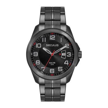 Imagem de Relógio Seculus Masculino Ref: 77263gpsvpa2 Casual Black